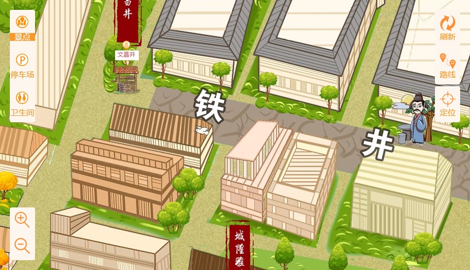 西乡智慧景区：手绘地图与语音导览的完美融合